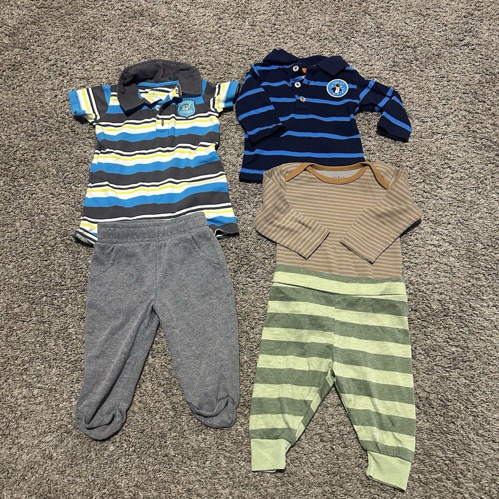 Infant Boys Clothes Lot, Assortment, 0-3,3-6